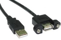 286-3705 RS PRO USB 2.0, Male USB A to Female USB A, 3m