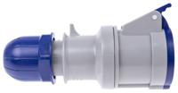 3131643 Scame IP44 Blue Cable Mount 2P + E Industrial Power Socket, Rated At 16A, 230 V