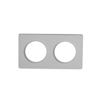 s520804r Schneider Electric White, 2 Gang, Odace