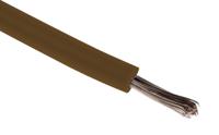 872-4521 RS PRO Brown 0.33mm² Hook Up Wire, 22 AWG, 7/0.12 mm, 100m, MPPE Insulation