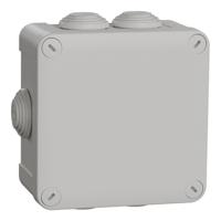 enn05265 Schneider Electric Mureva Box Series Polypropylene Junction Box, IP55, 7 Terminals, 105 x 105 x 55mm