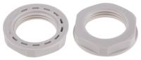 822-9805 RS PRO Grey Nylon 66 Cable Gland Locknut, M20 Thread, IP68