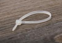 664-2883 RS PRO Cable Tie, Sub Miniature, 71mm x 1.6 mm, White Nylon, Pk-100