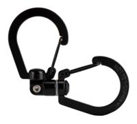 119-978 RS PRO Black Zinc Alloy Swivel Spring Hook, 83mm Length, 18lb Lifting Load