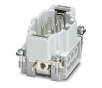 1648115 Phoenix Contact Heavy Duty Power Connector Insert, 16A, Male, HEAVYCON B6 Series, 6 Contacts