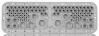 2563300 Rittal SZ Series RAL 7035 Plastic Gland Plate, 447mm W for Use with AX