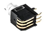 k5v1-gn-43-t C & K Green Button Tactile Switch, SPDT 100 mA @ 32 V dc 4mm