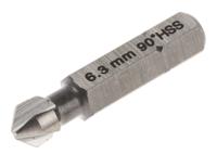 423-876 RS PRO HSS Drill Bit, 6.3mm Head, 3 Flute(s), 90°, 1 Piece(s)