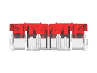 2378100-1 TE Connectivity, 2378100 Wire Splice Wire Splice Connector, Clear, Red, Insulated 14 → 12 AWG
