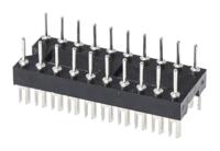 402-670 RS PRO 2.54mm Pitch 20 Way,Through Hole Mount IC Dip Header, Tin over Nickel, 1A