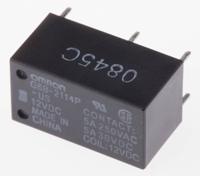 g6b-2114p-us-dc12 Omron PCB Mount Power Relay, 12V dc Coil, 5A Switching Current, SPST-NC, SPST-NO