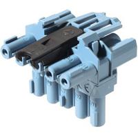 9205034530 Wieland GST18i Series T-Distributor, 5-Pole, 5-Way, 20A, IP20
