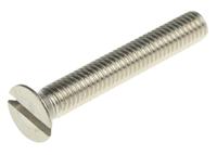 914-1872 RS PRO Slot M5 Countersunk A4 316 Stainless Steel Machine Screws DIN 963 x 10.0mm