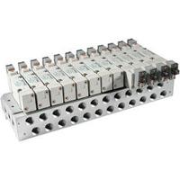 ss5y7-20-07-00f-q SMC SS5Y7 series 7 station G 1/4 Manifold for use with 5 Port Solenoid Valve