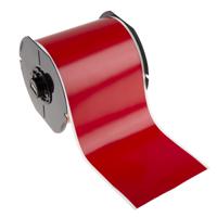 b30c-4000-7569-rd Brady B-7569 Vinyl Red Label Roll, 101mm Width, 1 Roll Qty