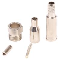 j01701a0008 Telegartner, Jack Cable Mount FME Connector, 50Ω, Crimp Termination, Straight Body