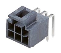 105313-1203 Molex Nano-Fit Series Right Angle Through Hole PCB Header, 3 Contact(s), 2.5 mm Pitch, 1 Row, Shrouded