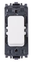 56896-blk MK Electric 1 Way Black Rocker Switch Grid Module 20A, Grid Plus Series