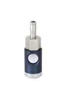 325-636 RS PRO Aluminium, Brass, Steel Female Pneumatic Quick Connect Coupling, 10mm Hose Barb