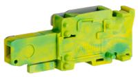 3210143 Phoenix Contact  5/1-R GNYE, PP-H 2 Series Green/Yellow, 4mm², Push In Termination