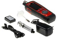 146-9079 RS PRO RS-9880 Data Logging Particle Counter for Humidity, Temperature, +122 °F, +50 °C Max, 100%RH Max, Battery-Powered