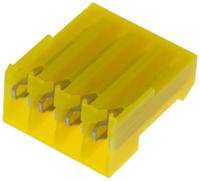 3-640427-4 TE Connectivity MTA-156 Series 3.96mm Pitch Right Angle Cable Mount IDC Connector, Socket, 4 Way, 1 Row