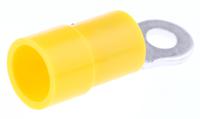 613-9334 RS PRO Insulated Ring Terminal, M3 Stud Size, 4mm² to 6mm² Wire Size, Yellow