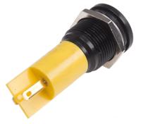 211-746 RS PRO Yellow Panel Mount Indicator, 12V, 16mm Mounting Hole Size, Solder Tab Termination