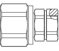qhpa16-g4x6-c Parker Steel Male Hydraulic Quick Connect Coupling, BSP 3/4 Female
