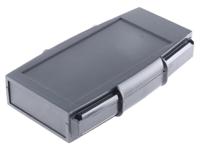 chh664bbk CAMDENBOSS 66 Series Black ABS Handheld Enclosure, Integral Battery Compartment, IP65, 185 x 110 x 35mm