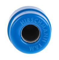 930176102 Hirschmann Test & Measurement Blue Female Banana Socket, 4 mm Connector, Solder Termination, 32A, 30 V ac, 60V dc, Tin
