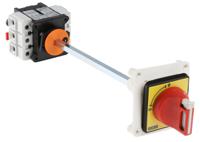 vccf4 Schneider Electric 3P Pole Panel Mount Isolator Switch - 80A Maximum Current, 37kW Power Rating, IP65