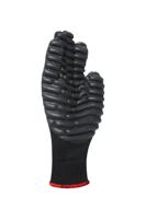 876x Polyco Healthline 876X Black Soft Knitted Seamless Liner Work Gloves, Size 8/10