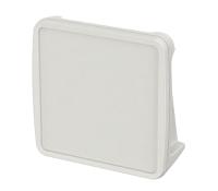 35116076hmt1 Bopla BoPad Series White ABS Desktop Enclosure, Sloped Front, 164 x 160 x 68.40mm
