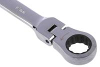 487-214 RS PRO Combination Ratchet Spanner, 19mm, Metric, Double Ended