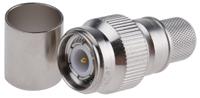 j01010a0052 Telegartner, Plug Cable Mount TNC Connector, 50Ω, Crimp Termination, Straight Body