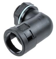 bvwv-m162 PMA 90° Elbow, Cable Conduit Fitting, 12mm Nominal Size, M16, PA 6, Black IP68 rating