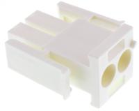 350777-1 TE Connectivity, Universal MATE-N-LOK Male Connector Housing, 6.35mm Pitch, 2 Way, 1 Row