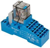 58p490120050sma Finder 58 Series Interface Relay Module, DIN Rail Mount, 12V dc Coil, 4PDT, 4-Pole, 7A Load
