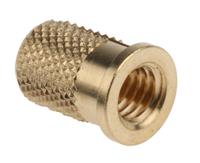 278-629 RS PRO, M6 Brass Threaded Insert diameter 8mm Depth 12.7mm