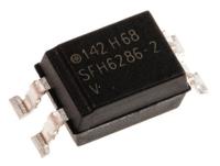 sfh-6286-2t Vishay, SFH 6286-2T AC Input Transistor Output Optocoupler, Surface Mount, 4-Pin SMD