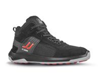 jalartemis-jx902-43 Jallatte JALARTEMIS SAS Black, Grey, Red Aluminium Toe Capped Unisex Safety Shoe, UK 9, EU 43