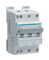 nft832 Hager NFT MCB, 3+N, 32A, 415V AC, 10 kA Breaking Capacity