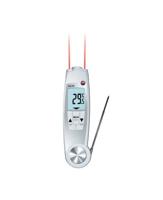 0560-1040 Testo 104-IR Infrared Thermometer, -30°C Min, +250°C Max, ±1.5 %, ±1 °C, ±2.0 °C, ±2.5 °C Accuracy, °C Measurements