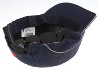 abs000-002-100 JSP Dark Blue Short Peaked Safety Cap, HDPE Protective Material