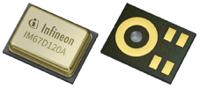 im67d120axtsa1 Infineon 5 Pin Microphone, Omni-Directional, Surface Mount, Digital (PDM) Output, PG-LLGA-5-4, 1.62-3.6V