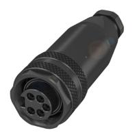 bcc070h BALLUFF Circular Connector, 5 Contacts, Cable, 7/8 in Connector, Socket, Female, IP67, BCC A335-0000-10-000-71X5A5-000