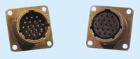 ipt02a14-19sf7 Glenair, Copper Alloy 19 Way Box Mount MIL Spec Circular Connector Receptacle, Socket Contacts,Shell Size 14,