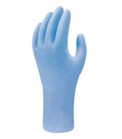 sho7500 Showa Blue Powder-Free Nitrile Disposable Gloves, Size S, 100 per Pack