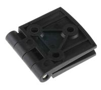 5413571 Pinet Polyamide Back Flap Hinge, Screw Fixing, 50mm x 100mm x 5.9mm